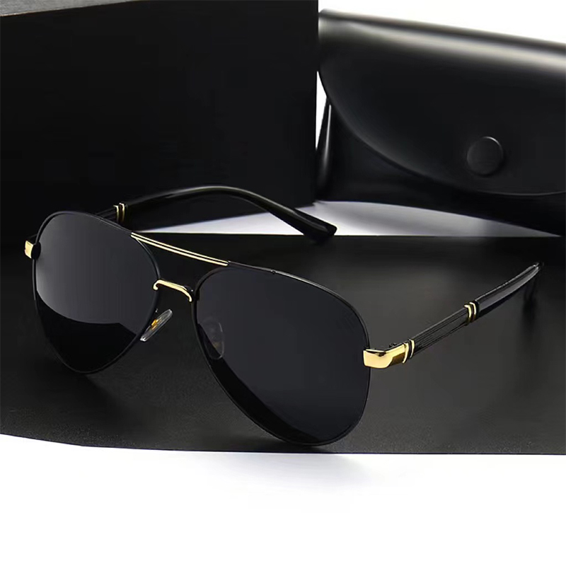 Designer Sunglasses - Luxe gepolariseerde metalen zonnebrillen voor heren,