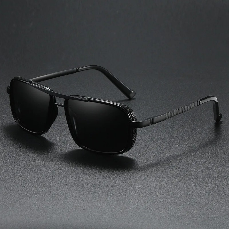 Luxe rechthoekige heren zonneb - Sunglasses Uv400 recensie en prijs