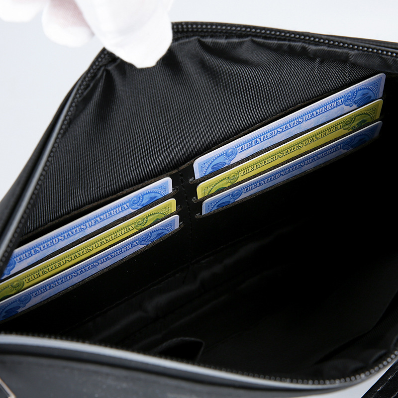 Zachte PU-leren clutch voor he - Leather Wallet Men recensie en prijs