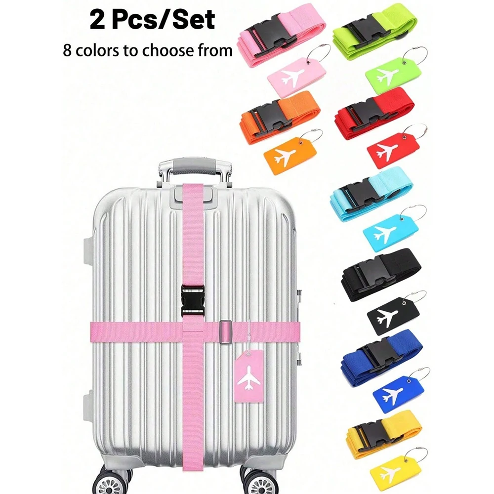 Bagageriemset met bagagelabel  - Travel Luggage Set recensie en prijs