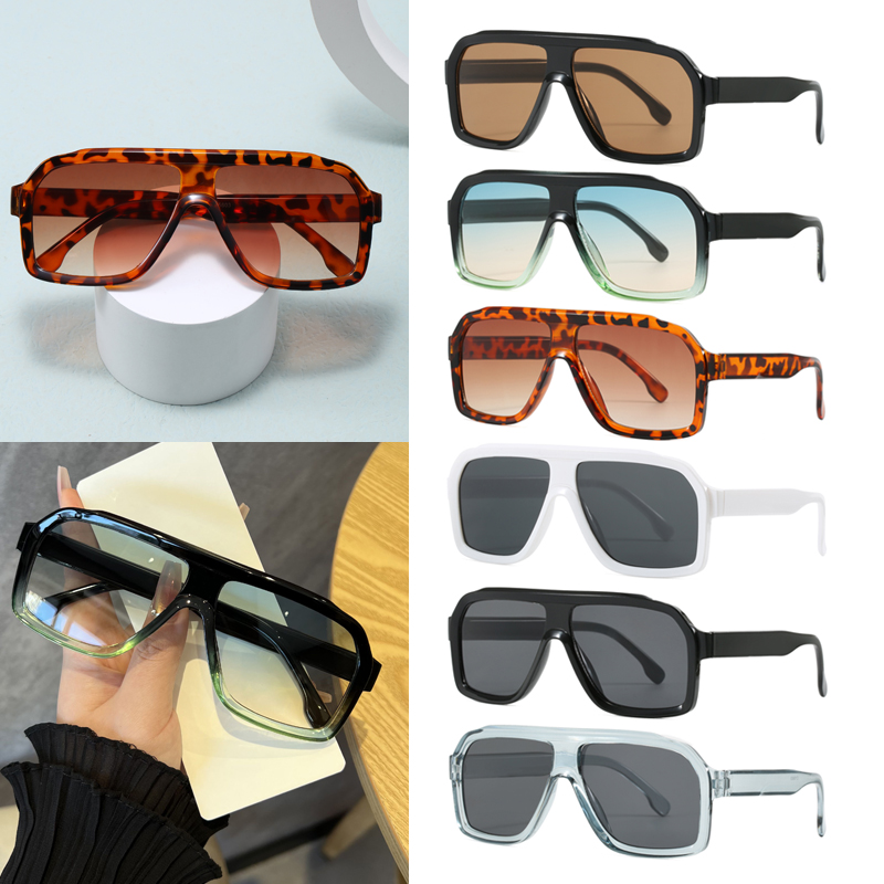 Oversized vierkante anti-licht - Designer Sunglasses recensie en prijs