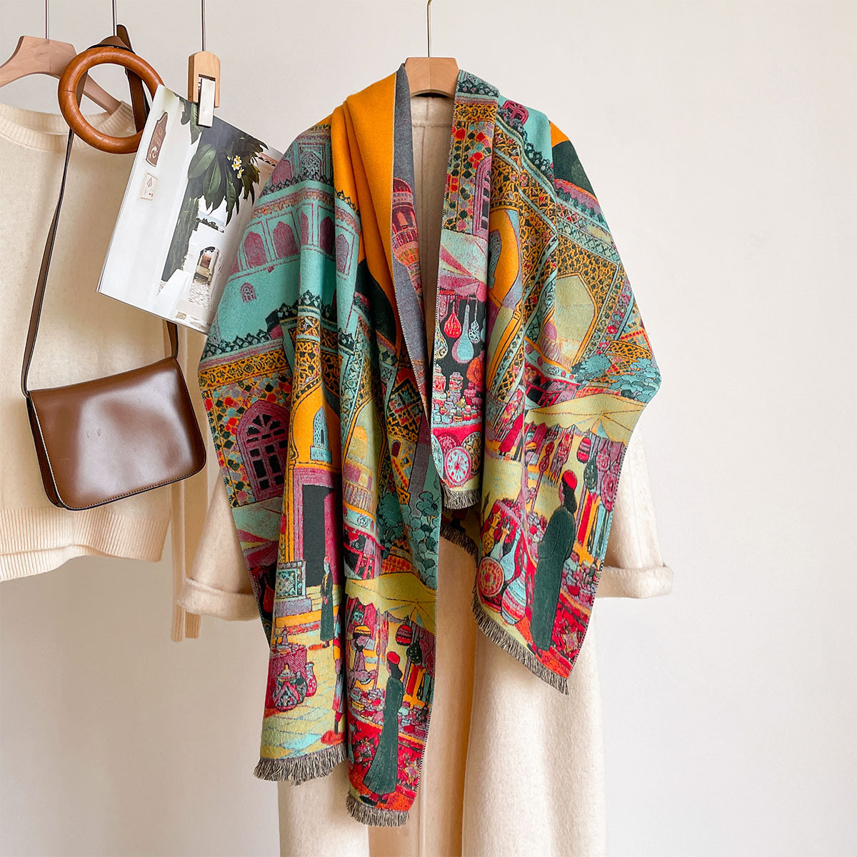 Dames Imitatie Kasjmier Sjaal, - Cashmere Scarf recensie en prijs
