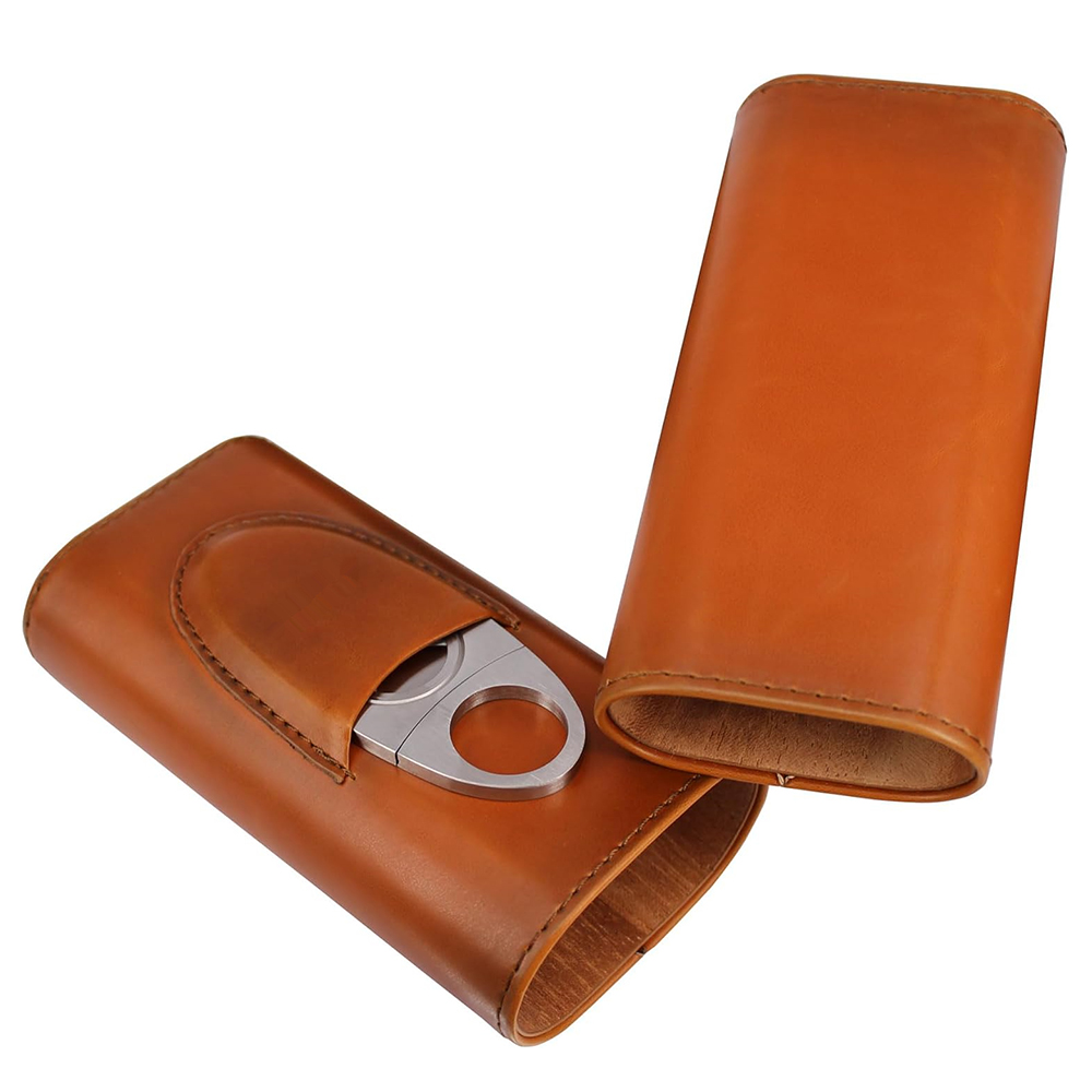 Draagbare sigaren humidor set, - Premium Cigar Case recensie en prijs
